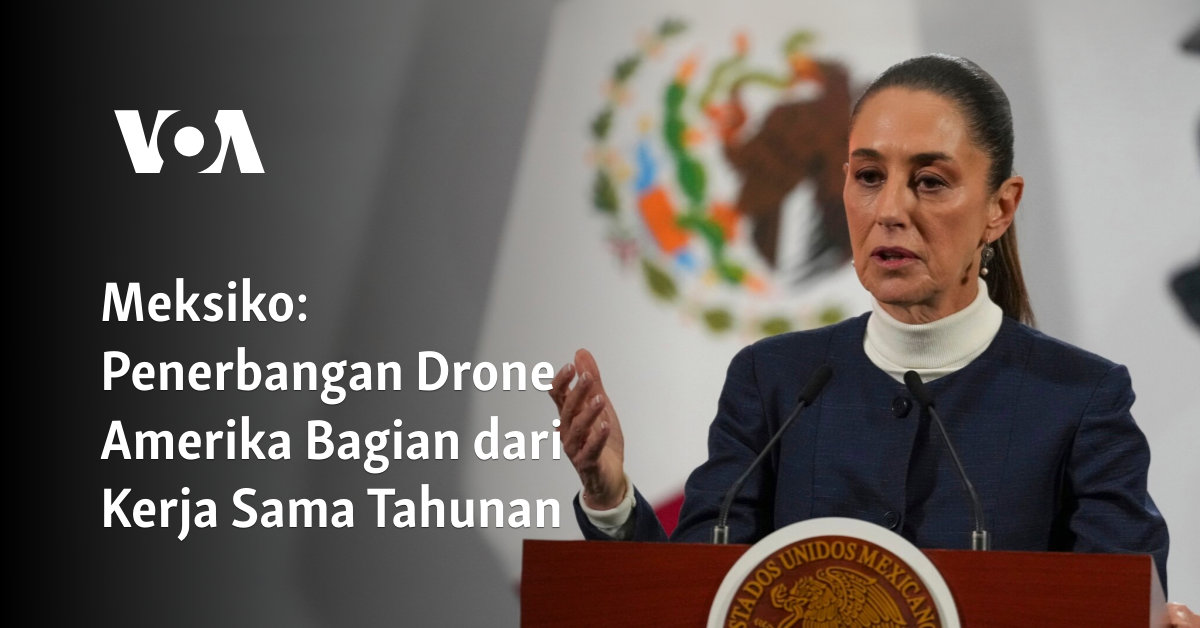 Penerbangan Drone Amerika Bagian dari Kerja Sama Tahunan