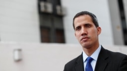 Juan Guaido, Venezuelan opposition leader and self-proclaimed interim president, pauses as he speaks during an interview in Caracas, Jan. 31, 2019.