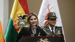 Presiden sementara Bolivia, Jeanine Anez Bolivia. (Foto: dok).