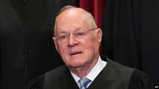 El juez de la Corte Suprema de EE.UU. Anthony M. Kennedy anunció su retiro del máximo tribunal el miércoles, 27 de junio de 2018.