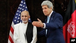 阿富汗兩名總統候選人之一加尼,星期五與克里會晤.