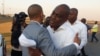 Moïse Katumbi na Martin Fayulu bayambani na libanda ya mpepo ya Luano, Lubumbashi, 29 juillet 2019.