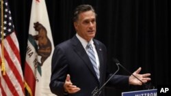 Calon Presiden AS dari Partai Republik, Mitt Romney (Foto: dok).