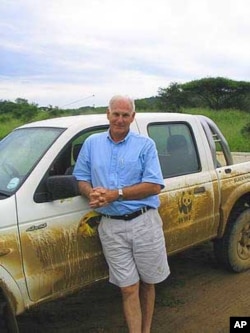 Wildlife expert Dr. Jacques Flamand is in charge of the WWF’s Black Rhino Range Expansion Project