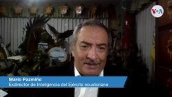 Exdirector de Inteligencia del Ejército ecuatoriano Mario Pazmiño 