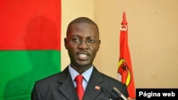 Ali Mango, secretário-geral da Juventude Revolucionária de Angola (JURA)