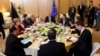 FILE - EU leaders are seen meeting in Brussels.