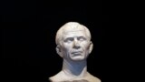 FILE - A life-size bust of Julius Caesar is seen at new buildings of the Department of the underwater and submarine archaeological (DRASSM) in Marseille, January 22, 2009. (REUTERS/Jean-Paul Pelissier)