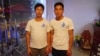 Anh em Trịnh Bá Phương (trái) và Trịnh Bá Tư có mặt ở Hà Nội đêm trước phiên tòa, 24/11/14