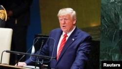 Donald Trump se dirigió el martes 24 de septeimmbre de 2019 a la 74 Asamblea General de la ONU.