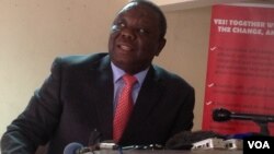 Former Prime Minister Morgan Tsvangirai.- VOA