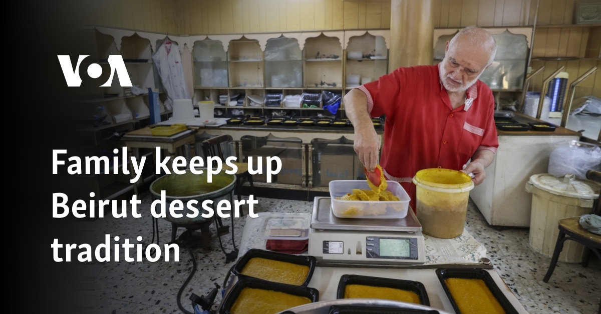 Family keeps up Beirut dessert tradition