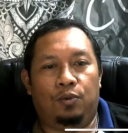 Anggota satuan tugas antiteror Polri, Didik Novi Rahmanto, Rabu 12 Agustus 2020. (Tangkapan layar)