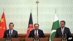 Afganistan, Pakistan û Çîn