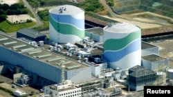 일본 가고시마현 사쓰마센다이의 센다이 원전 1호기(왼쪽)와 2호기. (자료사진)