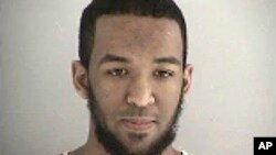 FILE – This undated file photo provided by the Butler County Jail in Hamilton, Ohio, shows Munir Abdulkader of West Chester Township. He was sentenced Nov. 23, 2016, for plotting attacks against a U.S. military official and a police station.