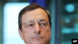 Chủ tịch Ngân hàng Trung ương Châu Âu Mario Draghi
