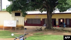 FILE - A general view shows the Mfou district hospital, 30 kms from Yaounde, Cameroon. Cancer treatment is only offered in specialized hospitals in Cameroon’s two largest cities.