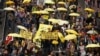 홍콩서 약 한 달 만에 또 다시 대규모 민주화 시위 