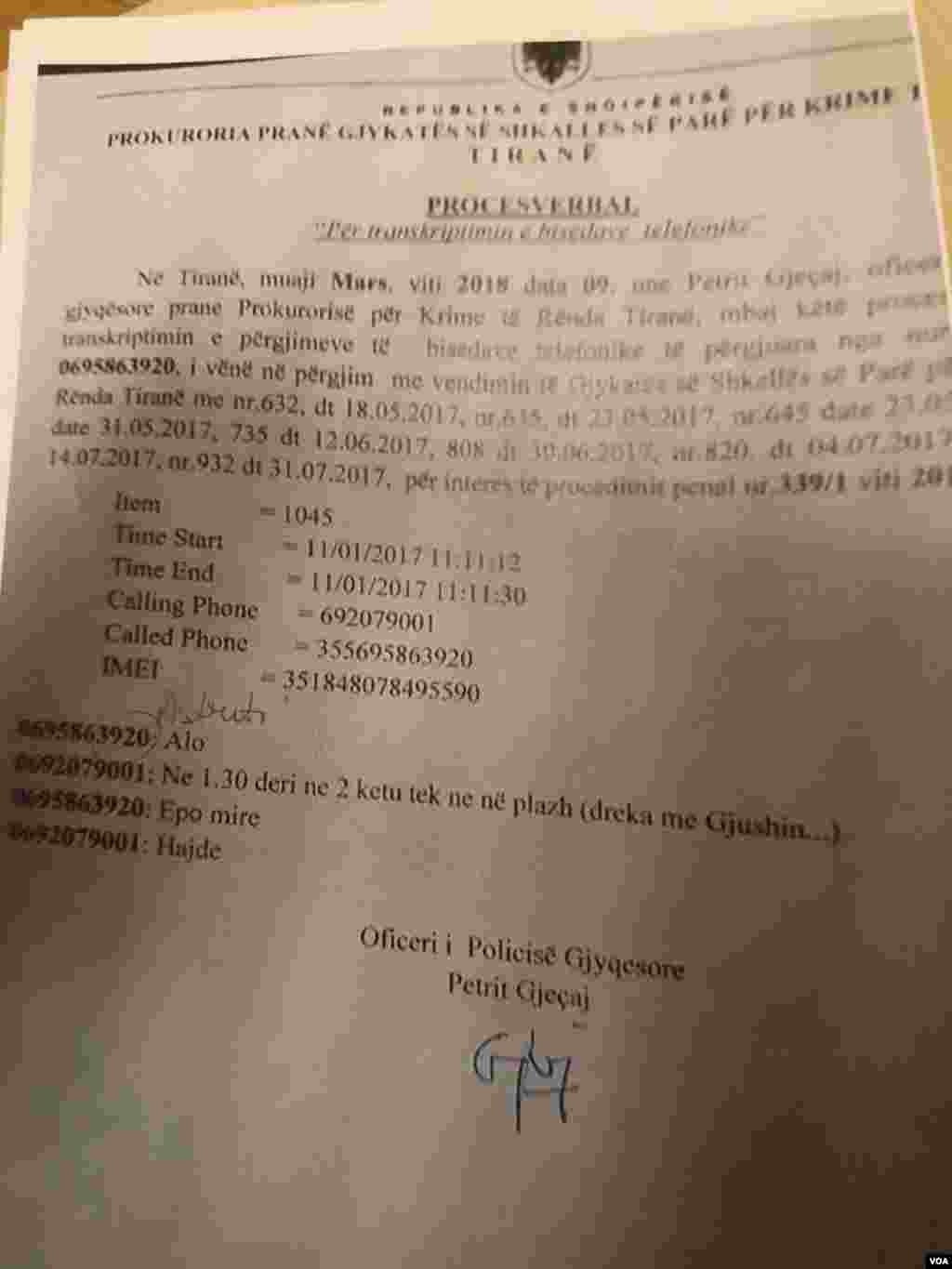Përgjimet