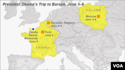 Obama trip to Europe, June 3-6