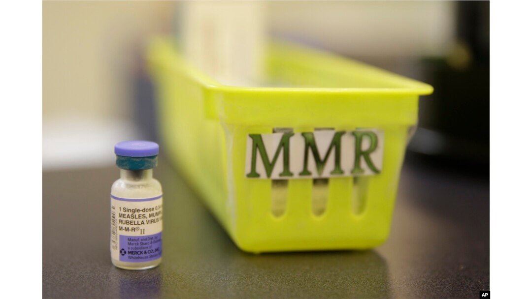 FILE- A measles vaccine is shown at a clinic in Greenbrae, Calif. South Sudan health ministry officials said a botched measles vaccination program left 15 young children dead.
