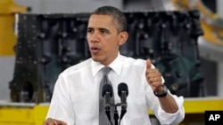 Ông Obama nói tầng lớp trung lưu chính là cỗ máy thực sự giúp tăng trưởng kinh tế. (AP)
