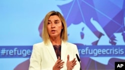 Umutegetsi mukuru w'umuryango w'ubumwe bw'Ubulayi, ku bibazo bijanye n'imigenderanire n'umutekano,Federica Mogherini