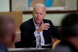 El presidente de Estados Unidos, Joe Biden, en una sesión informativa en Nueva Jersey el 7 de septiembre de 2021.