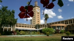 A general view of the Kenyan parliament building in the capital, Nairobi, March 2008 file photo.