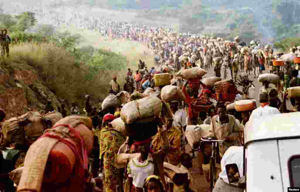 مهاجرت گروهی مردم رووندا، مرز تانزانیا می ۱۹۹۴