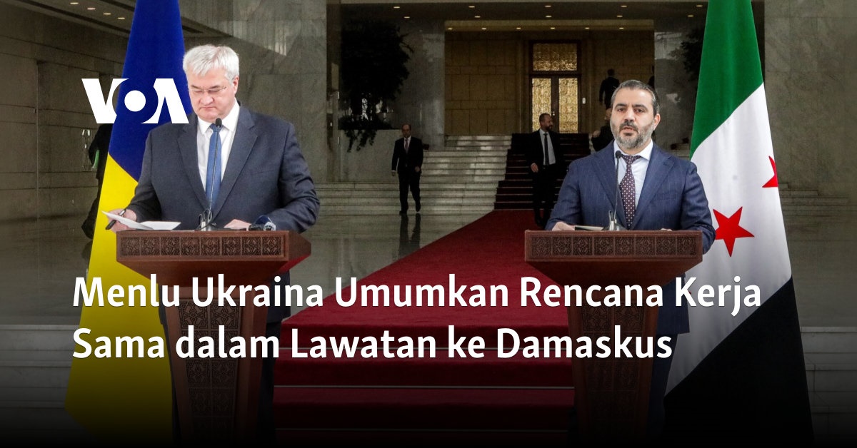 Menlu Ukraina Umumkan Rencana Kerja Sama dalam Lawatan ke Damaskus