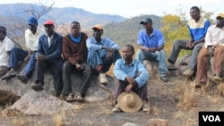 FILE: Displaced MDC-T supporters in Muzarabani communal lands, Mashonaland Central Province. They fled their homes after being allegedly intimidated by Zanu PF supporters.