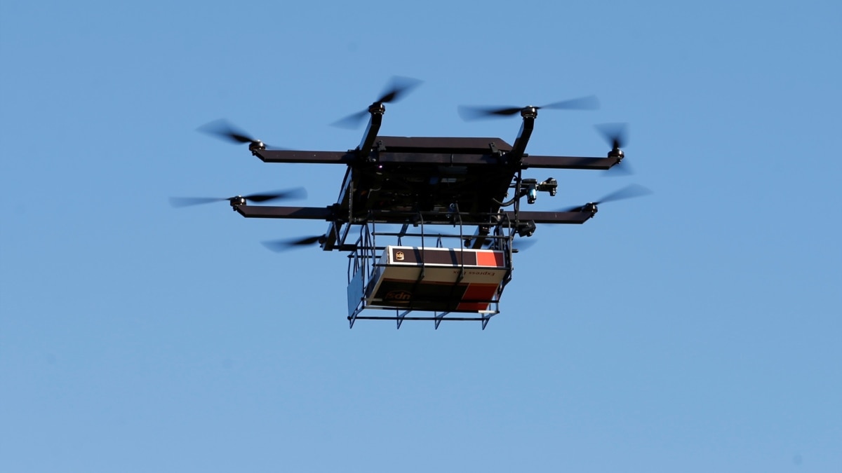 testing delivery by drone, CEO Bezos says