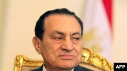 Former Egyptian President Hosni Mubarak (file photo)