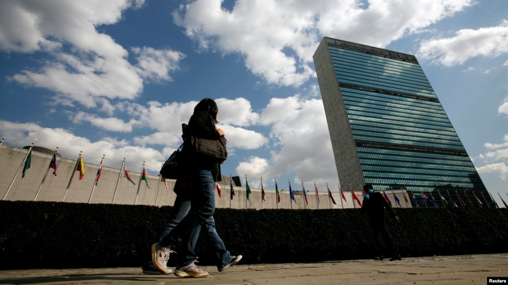 在纽约的联合国总部(photo:VOA)
