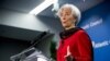 FILE - International Monetary Fund (IMF) Managing Director Christine Lagarde speaks at the Atlantic Council, April 9, 2015, in Washington.