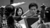Juilliard students rehearse for the closing night concert of the 2018 Focus! Festival, “China Today.” 