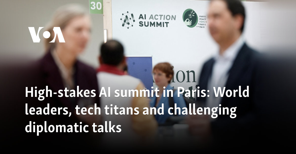 High-stakes AI summit in Paris: World leaders, tech titans and challenging diplomatic talks