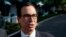 FILE - Treasury Secretary Steve Mnuchin in Washington. 
