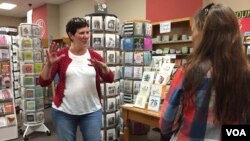 Becky Anderson Wilkins says her experience as a small business owner prepared her represent the 6th district of Illinois in Congress. If she wins the Democratic primary against five women and four men, she'll face the male incumbent Republican in the gene