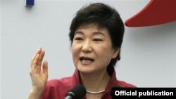 Park Geun-hye, puteri mantan Presiden Park Chung-hee, menjadi calon presiden Korea Selatan mendatang yang diunggulkan partai yang berkuasa, Saenuri (foto: Dok).