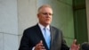 PM Australia Scott Morrison di Canberra, 17 Agustus 2021. (Rohan THOMSON / AFP)