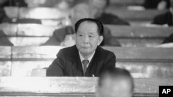 Cố Tổng bí thư Đảng Cộng Sản Trung Quốc Hồ Diệu Bang. (Ảnh chụp năm 1987).