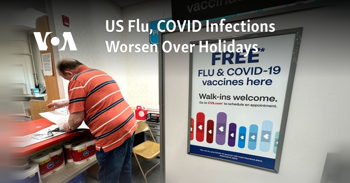 US Flu, COVID Infections Worsen Over Holidays