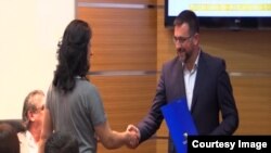 Ministar Edin Ramić čestita korisnici 29.06.2018 Sarajevo