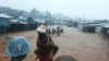 Torrential rains in Sierra Leone have caused heavy flooding and extensive damage to homes and property, Sept. 17, 2015.