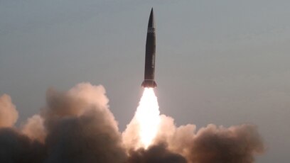 Triều tiên phóng thử “phi đạn điều khiển chiến thuật kiểu mới" ngày 25/3/2021.