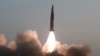Fotografija lansiranja novog projektila koju je objavila severnokorejska državna agencija KCNA