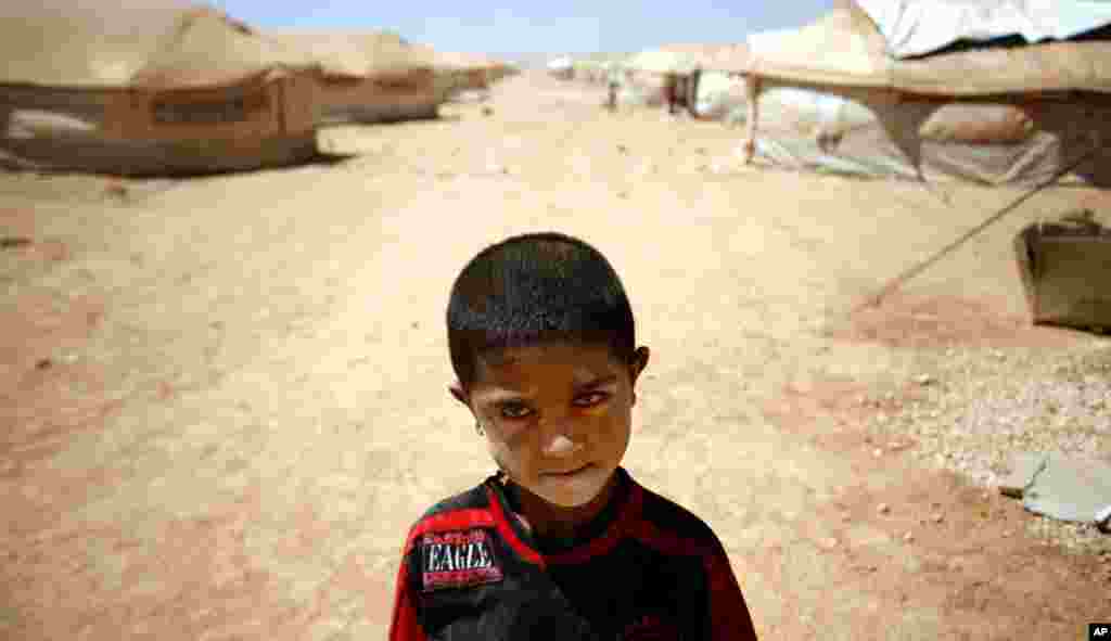 7-річний хлопчик з міста Дараа у Сирії дорогою до табору біженців Заатрі у Йорданії.
